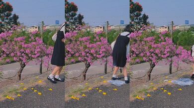 那玩意儿本来能膨胀变得超大的，超级大，结果在裡面被我夹到漏气……于是造就出这部了无新意的东东。 话说这套用蕾丝开衩到肚脐的裙装超级可爱又超级色的对吧，我得再针对这套设计些玩法才行。 下週停更哟，下下週见